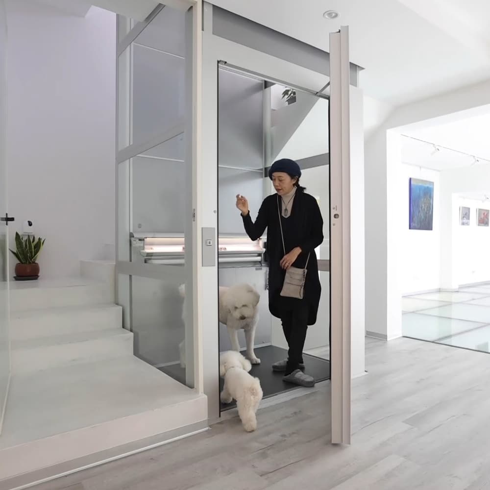Kalea platform lift in a staircase